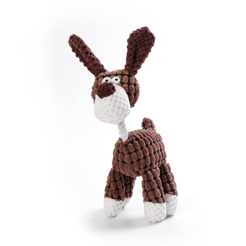 Plush Squeaky Dog Toy for Interactive Play