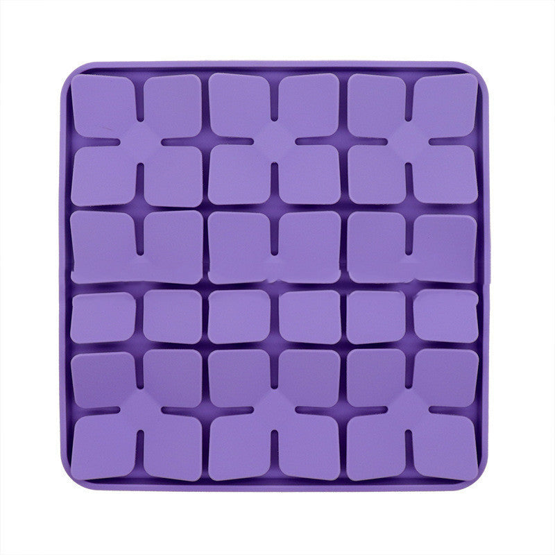 Silicone Pet Bowl for Cats and Dogs, 203 x 203 mm, Multiple Colors