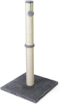 31" Cat Scratching Post with Plush Base and Natural Sisal