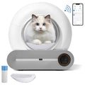Self-Cleaning Cat Litter Box with App Control, 65L Capacity
