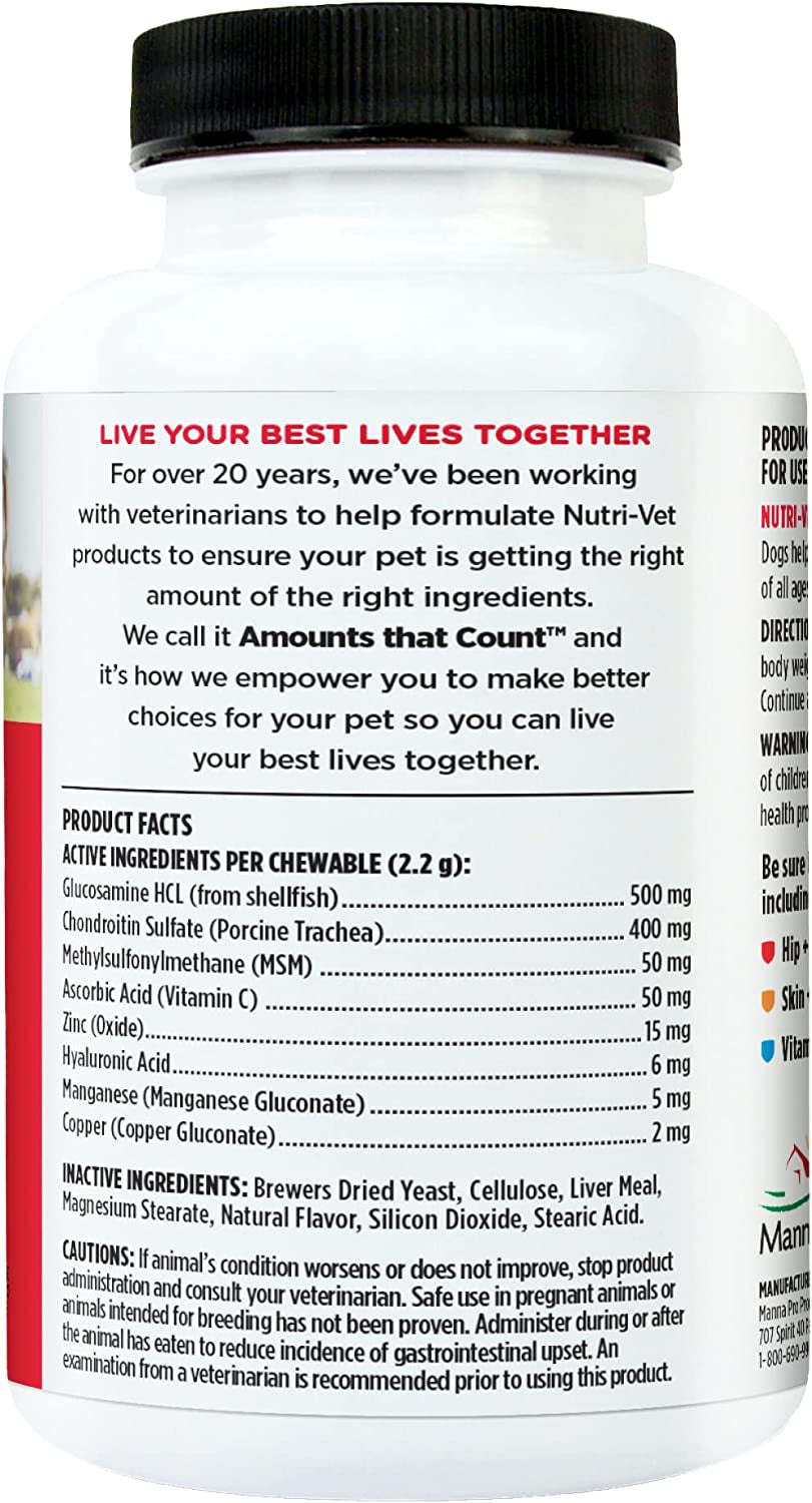 Advanced Strength Hip & Joint Chewable Tablets for Senior Dogs