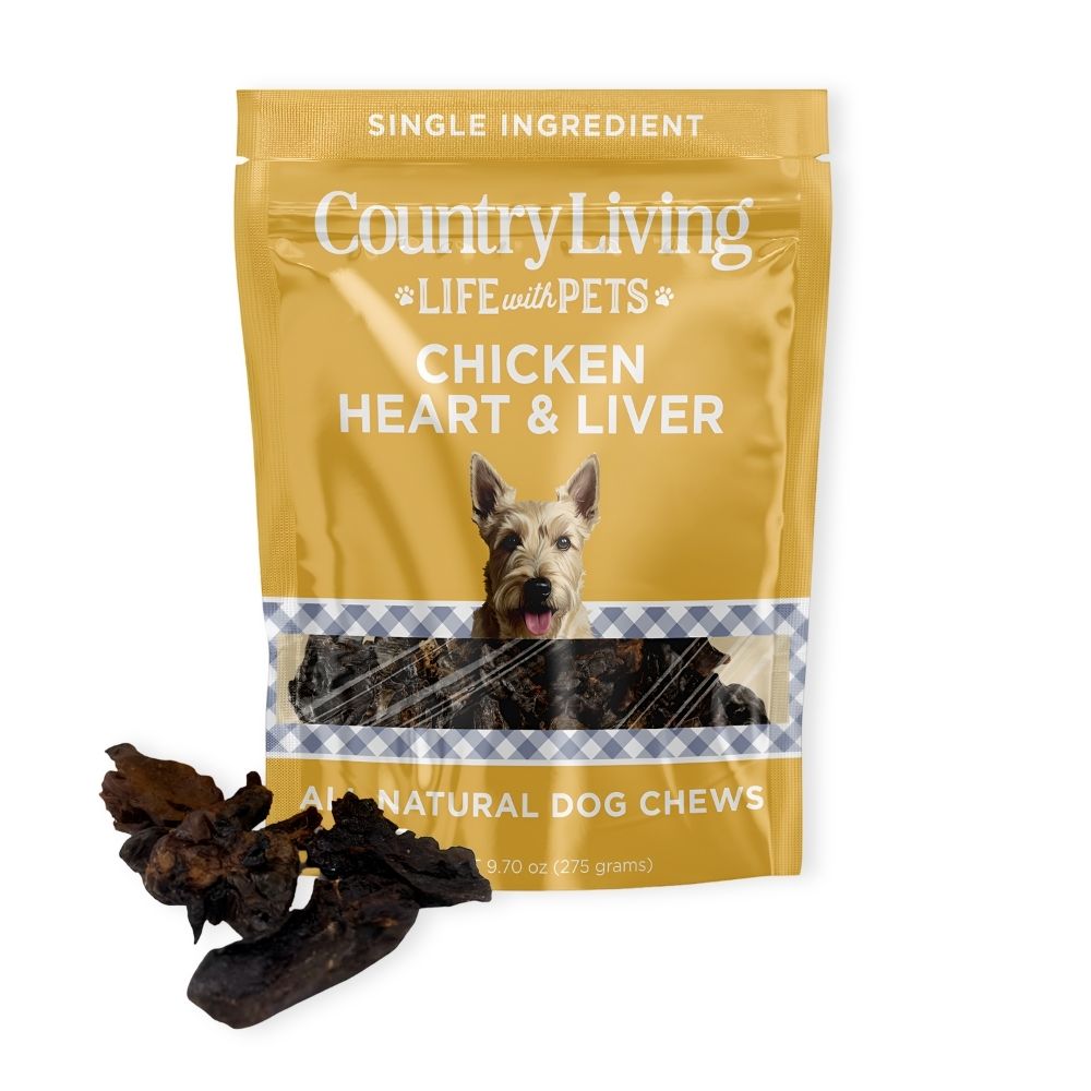 Dehydrated Chicken Hearts & Livers Dog Treats, 9oz