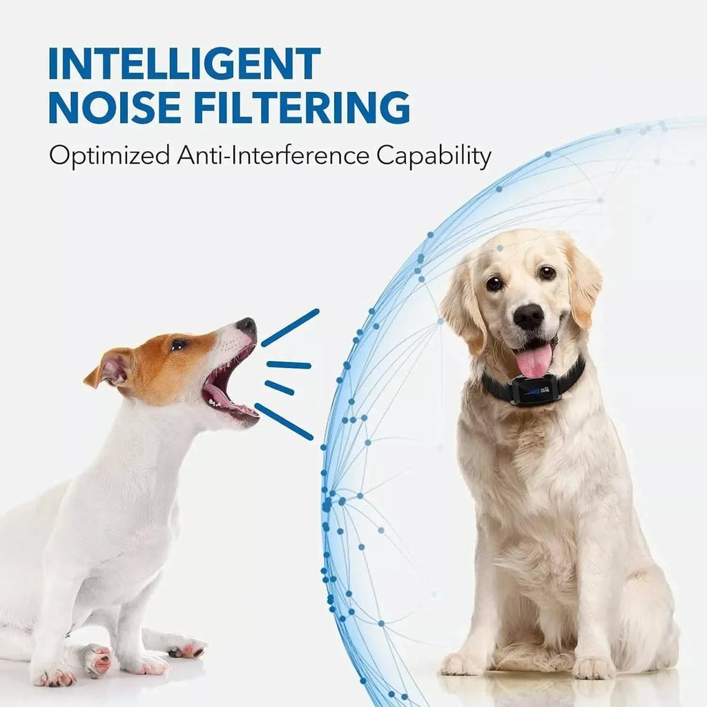 Rechargeable Dog Bark Collar with Vibration and Adjustable Sensitivity