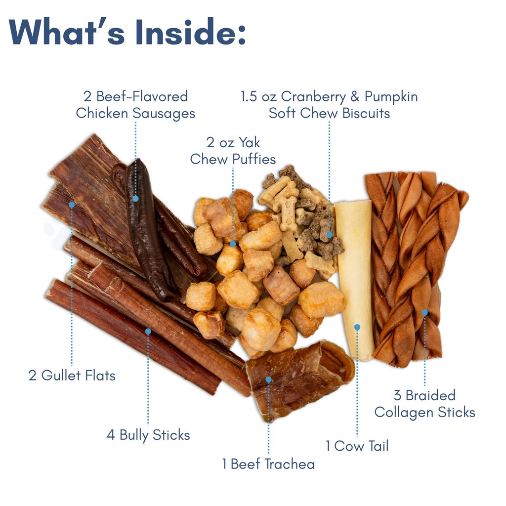 Country Living Bark-Uterie Board Natural Dog Chew & Treat Assortment