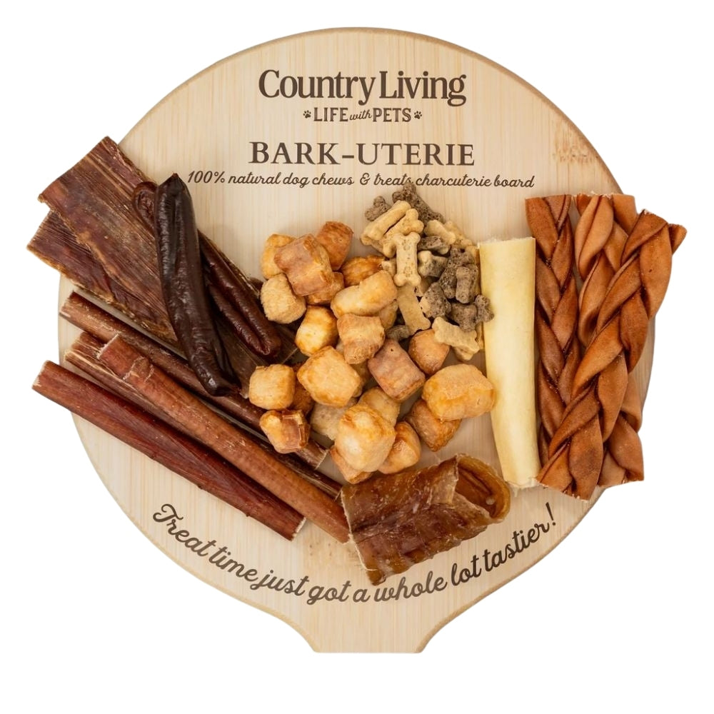Country Living Bark-Uterie Board Natural Dog Chew & Treat Assortment