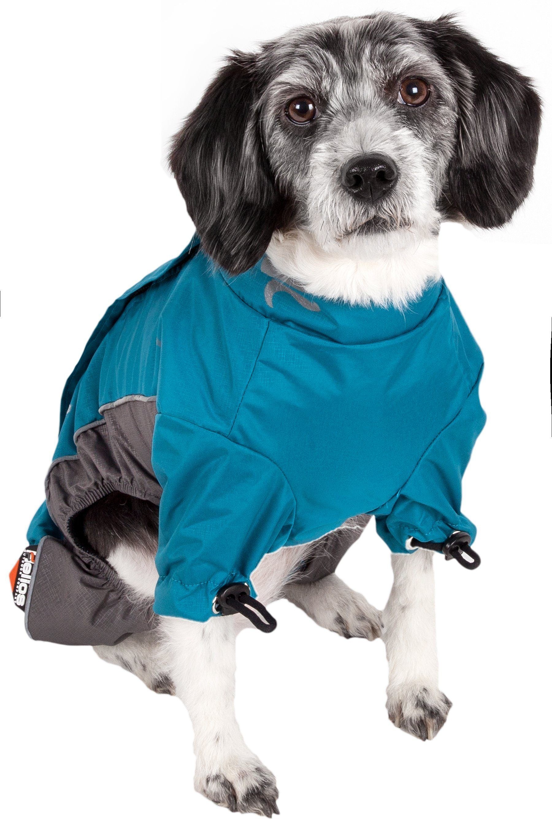 Adjustable Dog Jacket with Double-Waterproof Shell and Reflective Trim