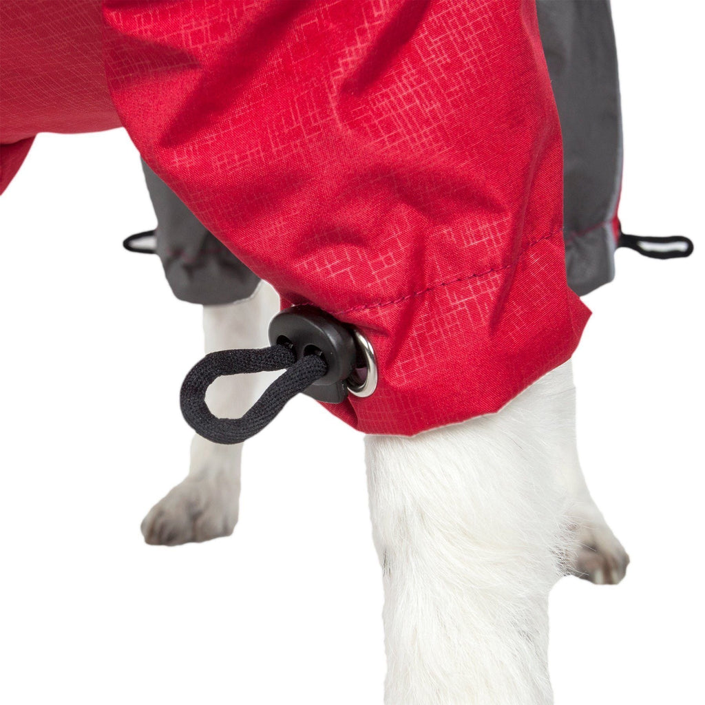 Adjustable Dog Jacket with Double-Waterproof Shell and Reflective Trim