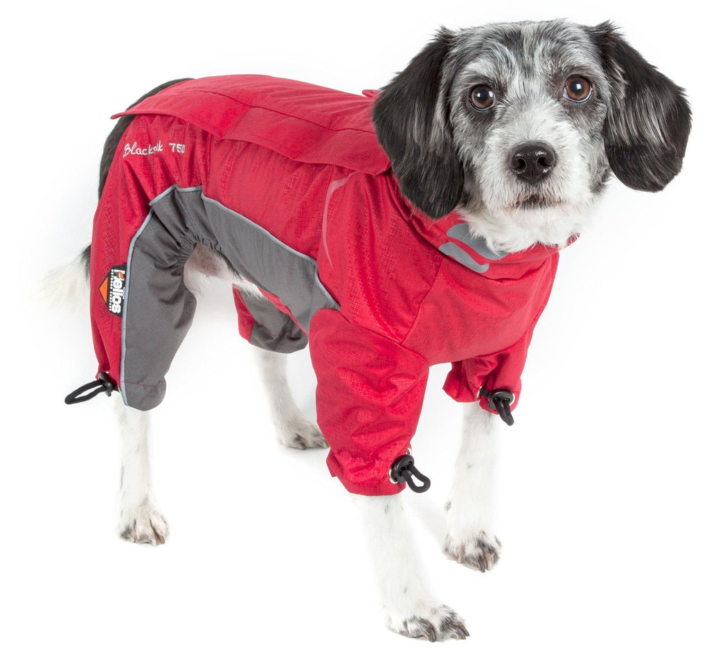 Adjustable Dog Jacket with Double-Waterproof Shell and Reflective Trim