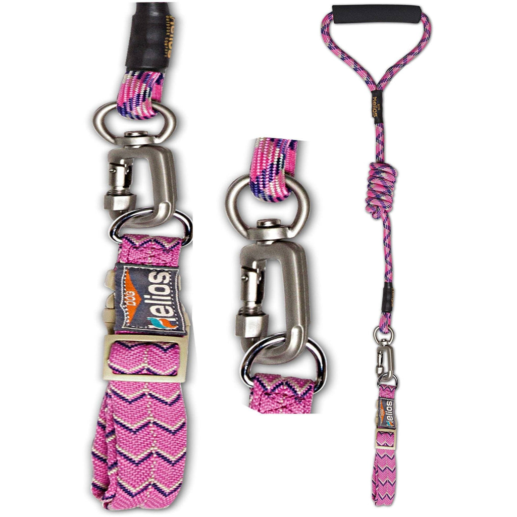 Reflective 2-in-1 Dog Leash and Collar Set, Adjustable, Multiple Sizes