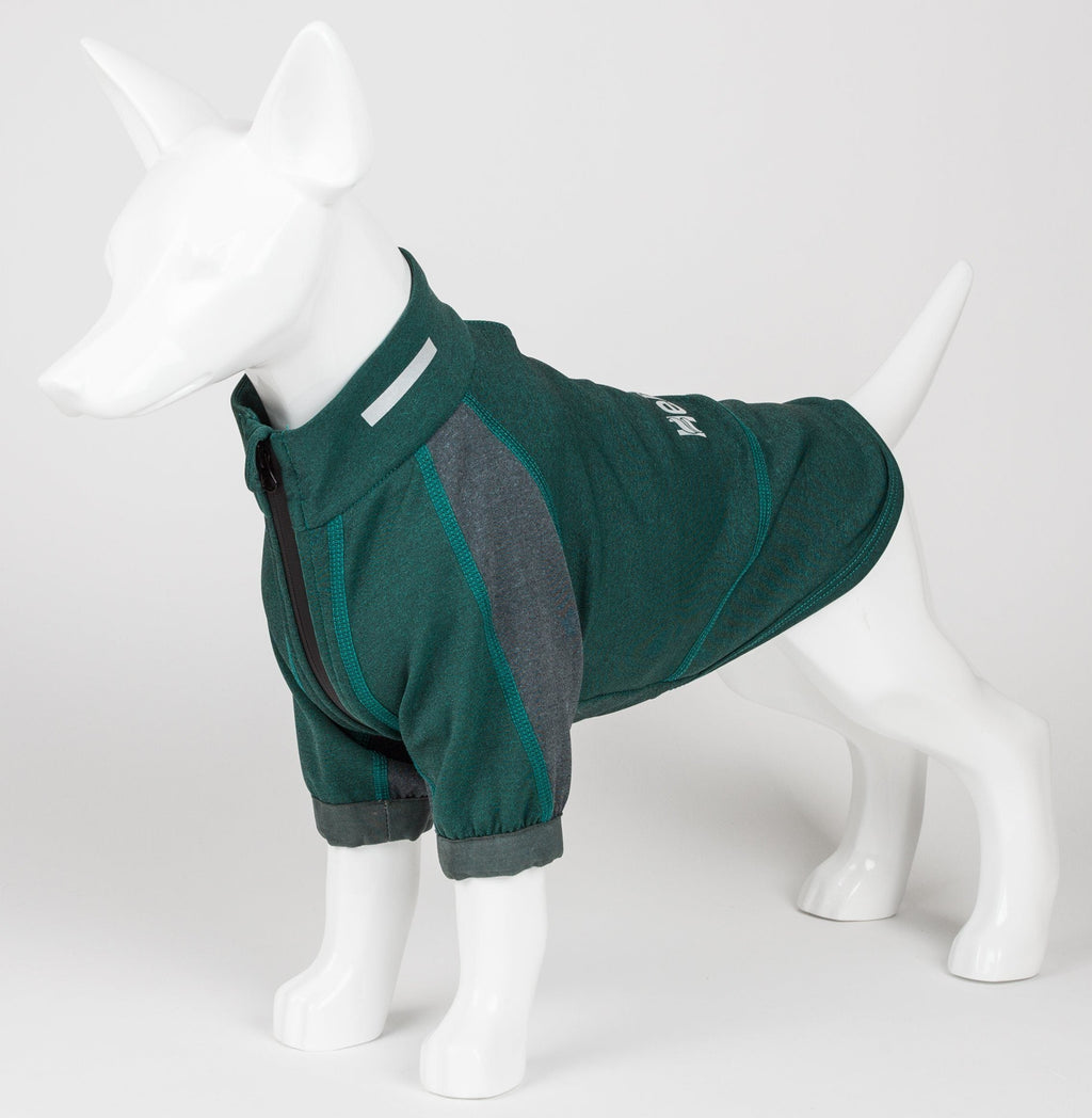 Dog Yoga T-Shirt with 4-Way Stretch and Reflective Trim