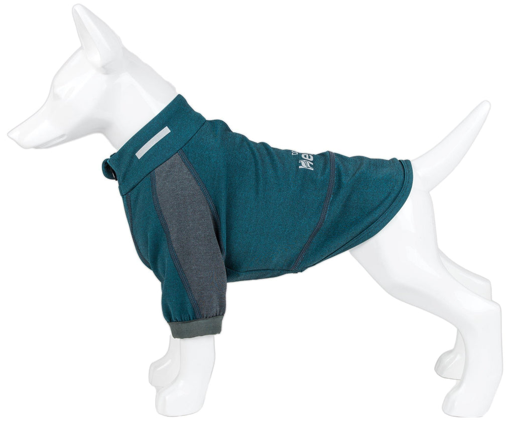 Dog Yoga T-Shirt with 4-Way Stretch and Reflective Trim