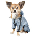 Waterproof Full-Body Dog Raincoat with Reflective Details