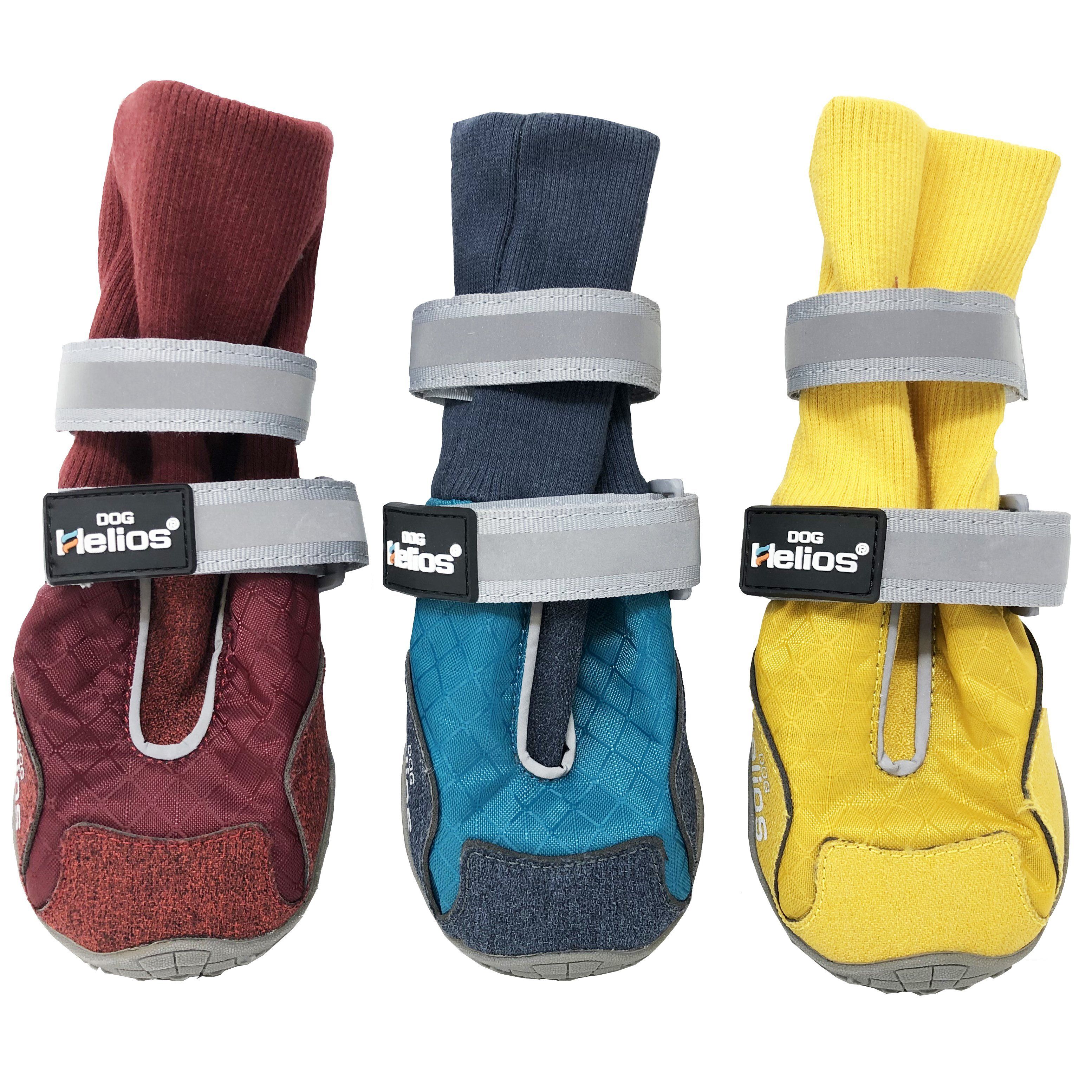 Dog Helios 'Traverse' Premium Grip High-Ankle Outdoor Dog Boots - Set Of 4