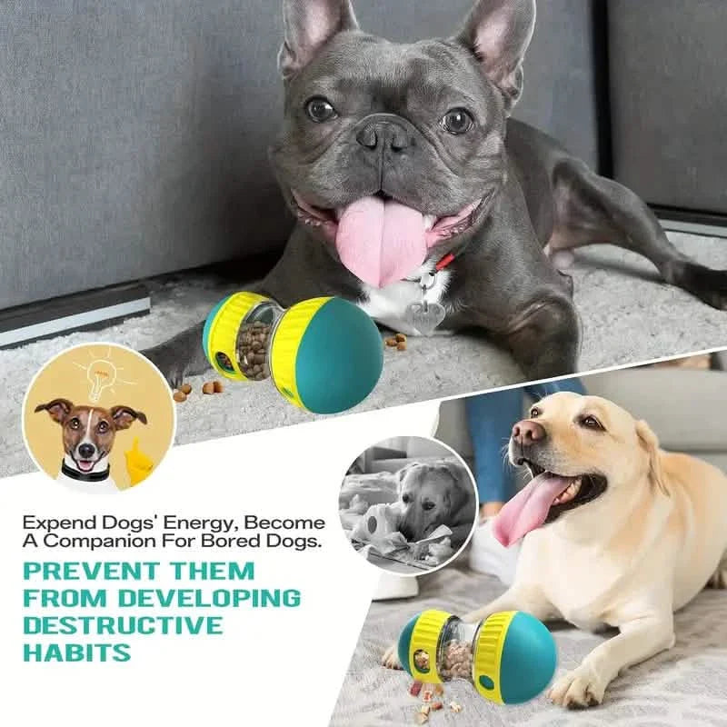 Dog Puzzle Toy with Adjustable Treat Dispenser, ABS Material
