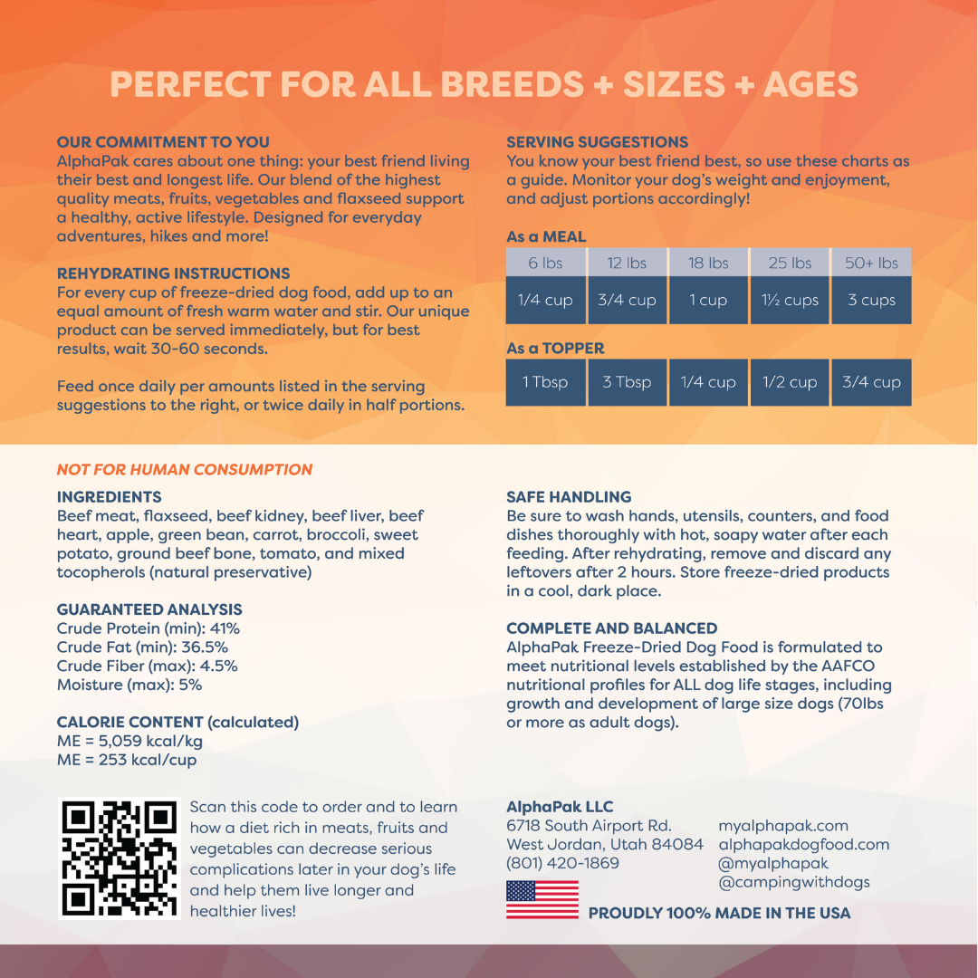 Raw Grain-Free Dog Food with Grass-Fed Beef and Organs