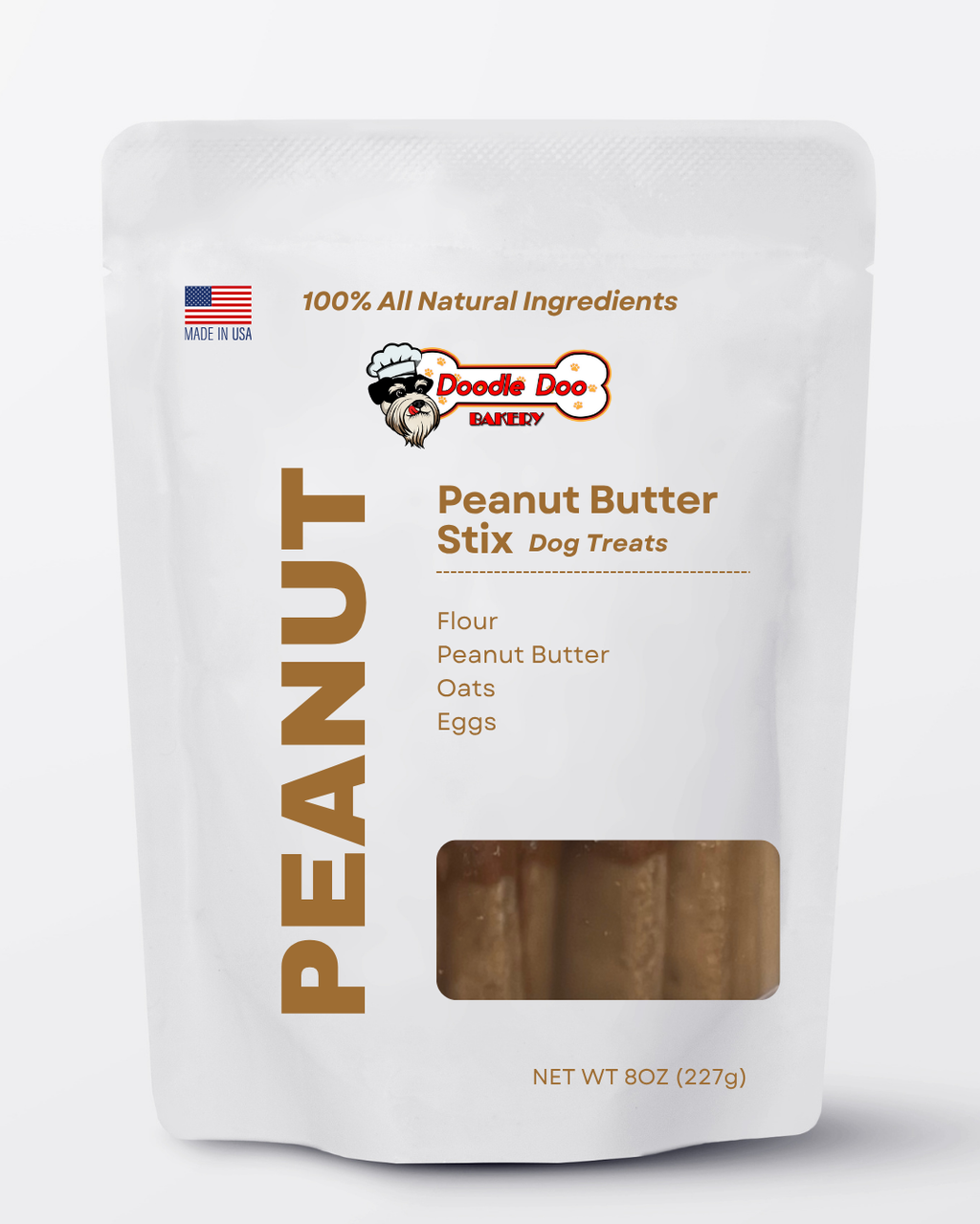 Peanut Butter Stix Crunchy Dog Treats