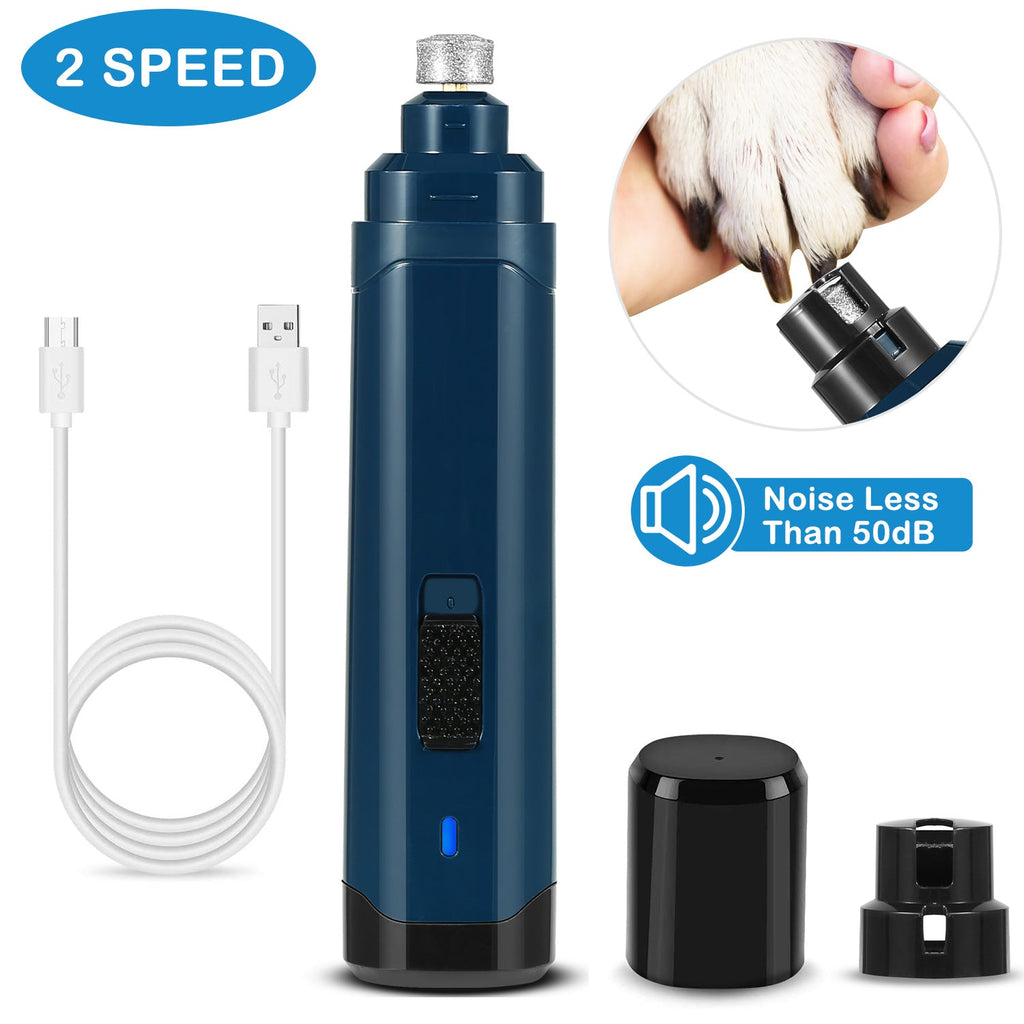 Professional Pet Nail Grinder for Small Pets, USB Rechargeable, Quiet Operation