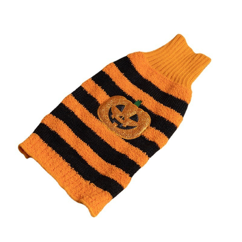 Halloween Dog Sweater – Acrylic Knit, Multiple Colors & Sizes