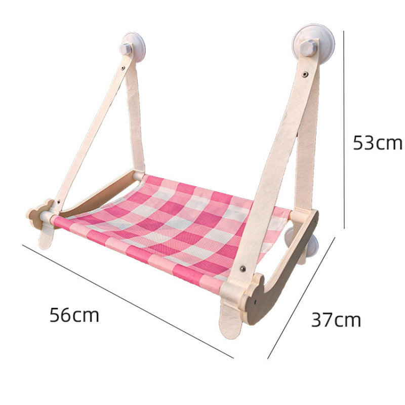 Window Cat Bed with Suction Cups, Foldable, Large Size