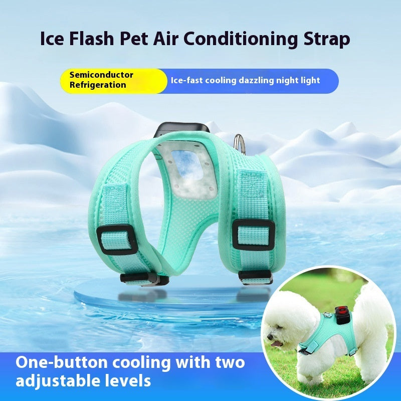 Wearable Pet Air Conditioner Harness for Small Dogs & Cats
