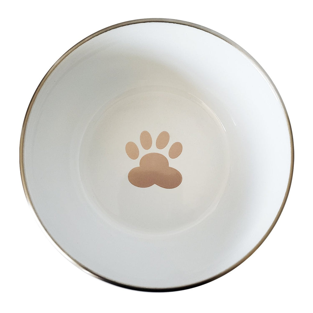 Deep Dog Bowl – Rose Gold Stainless Steel
