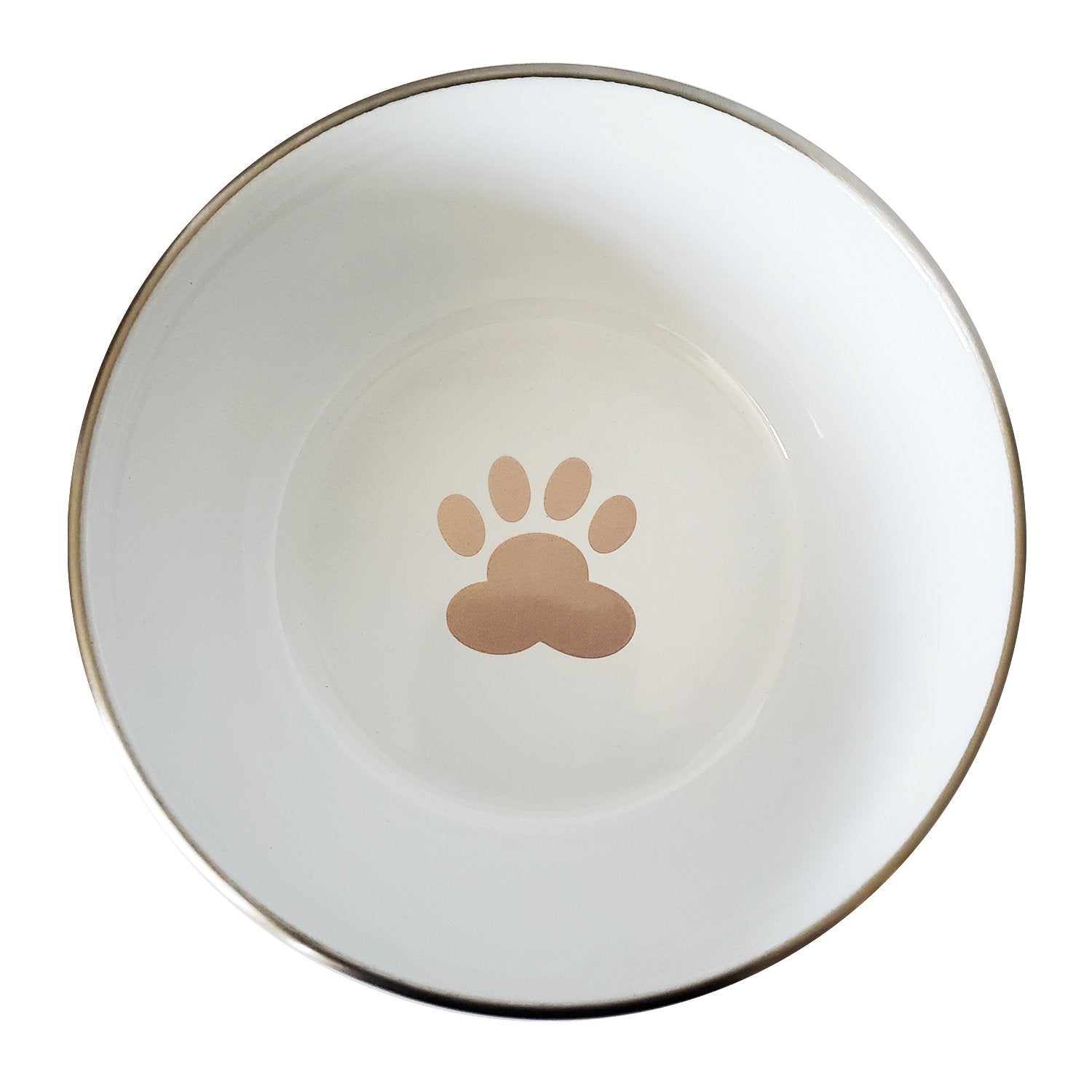 Deep Dog Bowl – Rose Gold Stainless Steel