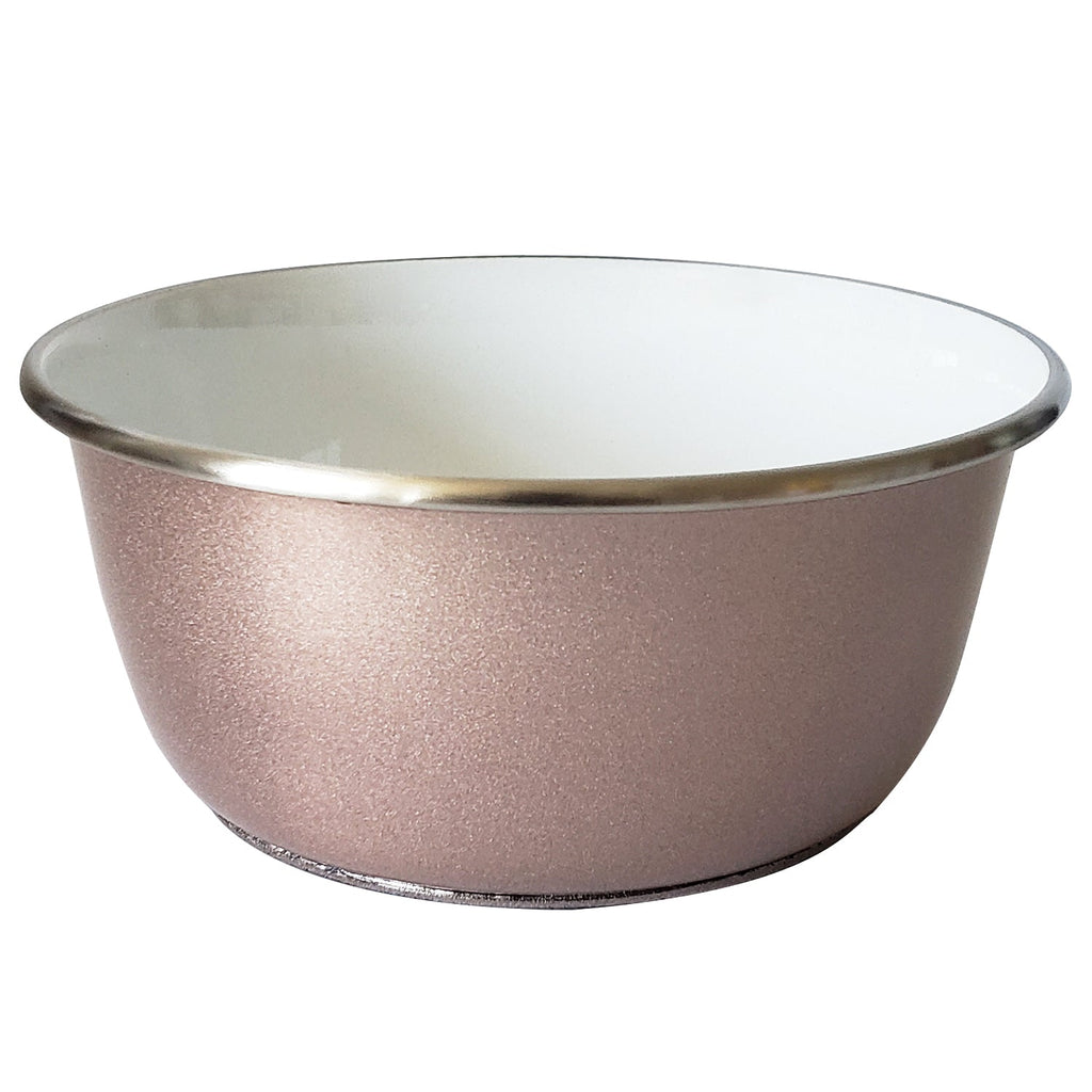 Deep Dog Bowl – Rose Gold Stainless Steel