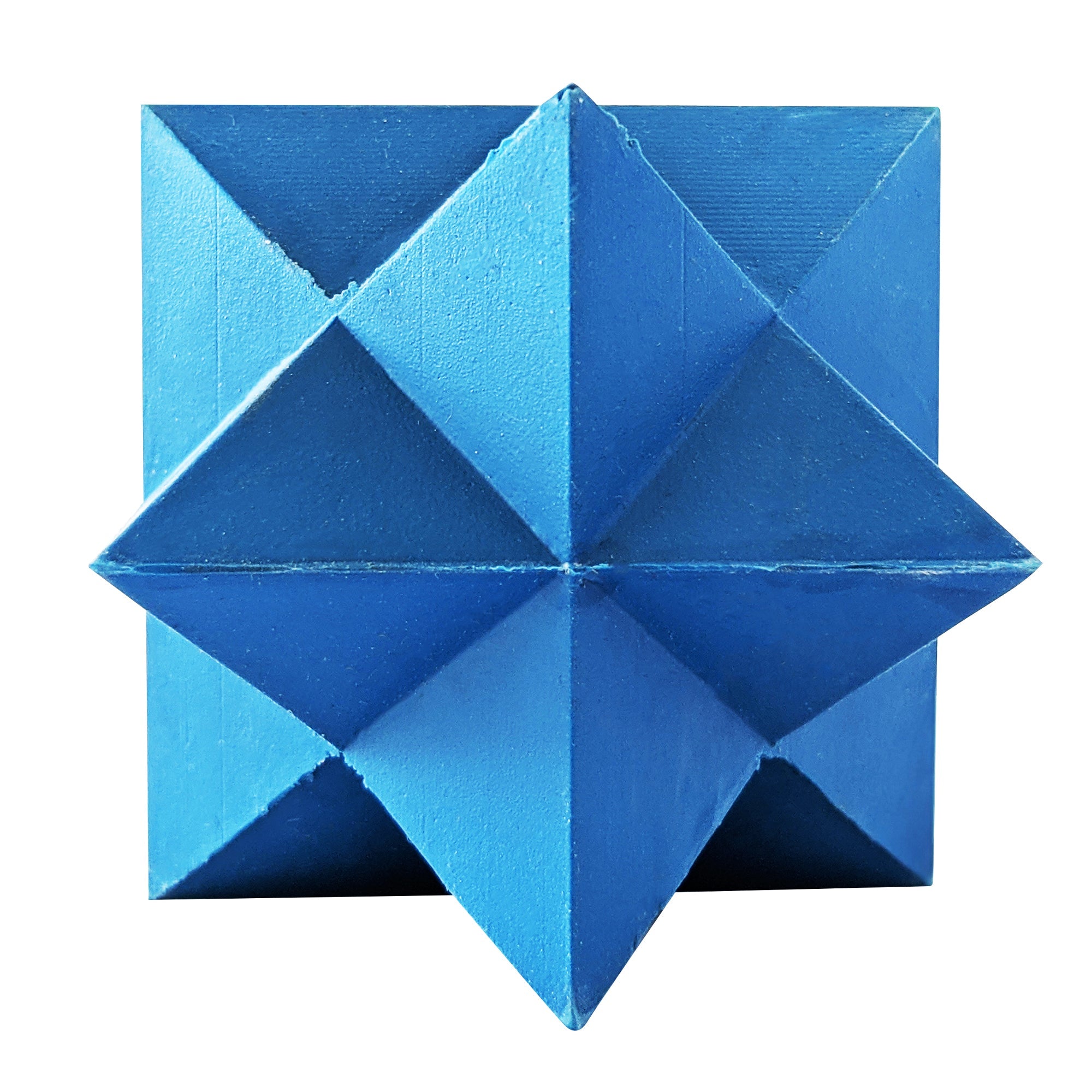 Star-Shaped Natural Rubber Dog Chew Toy