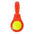 Squeaky TPR Dog Toy with Detachable Tennis Ball for Small Dogs