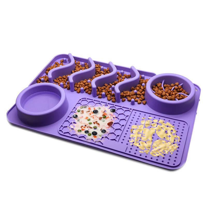 Silicone Slow Feeder Mat for Dogs and Puppies