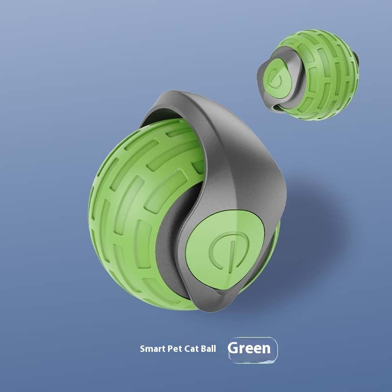 Intelligent Rolling Cat Toy Ball with Food-Grade ABS and Silicone