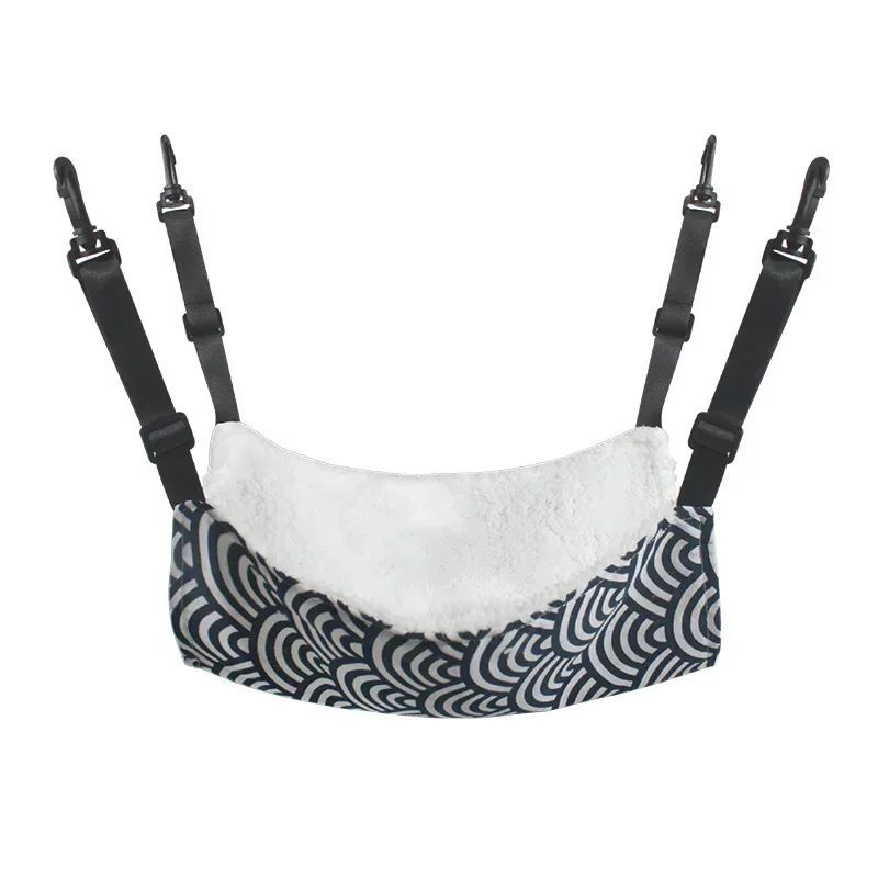 Flannel Cat Hammock with Plastic Hooks, Multiple Sizes