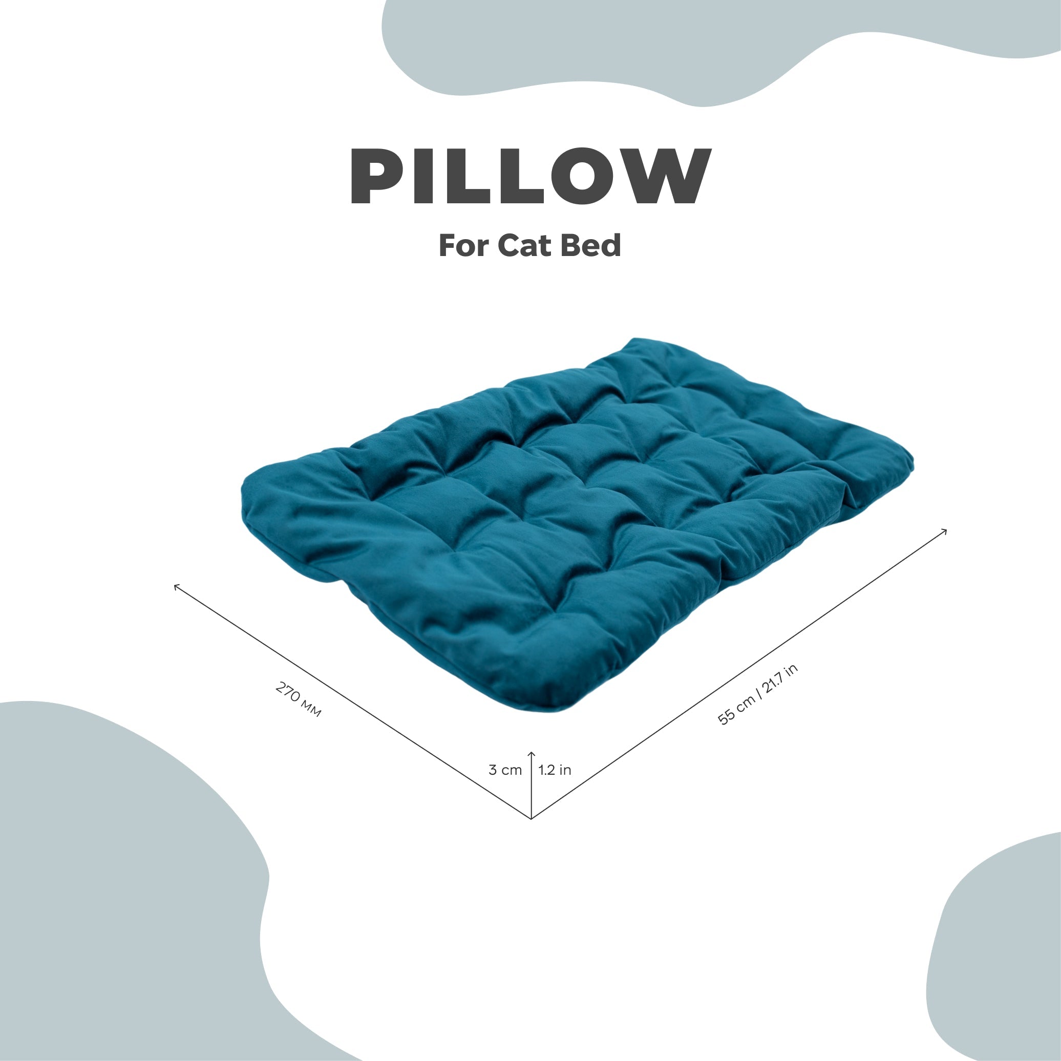 Enjoy The Wood Cat Sleeping Pillow – Neutral Cozy Bed for Cats
