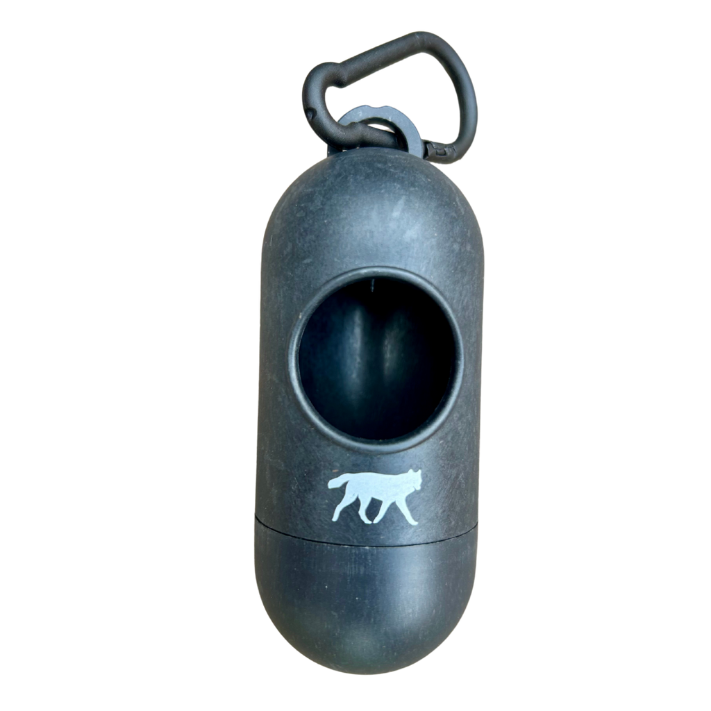 Bamboo Fiber Dog Poop Bag Dispenser with Clip