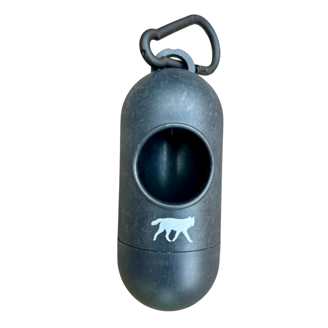 Bamboo Fiber Dog Poop Bag Dispenser with Clip