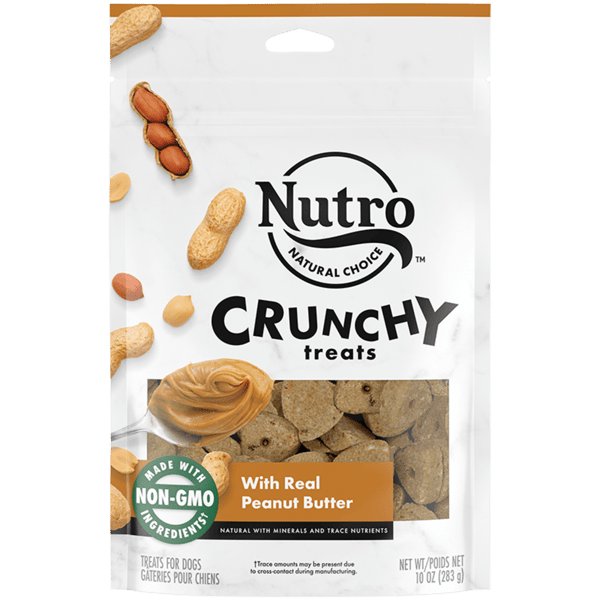 Crunchy Peanut Butter Dog Treats with Real Peanut Butter