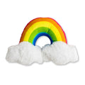 Magical Rainbow Plush Dog Toy with Squeaker and Crinkle Paper