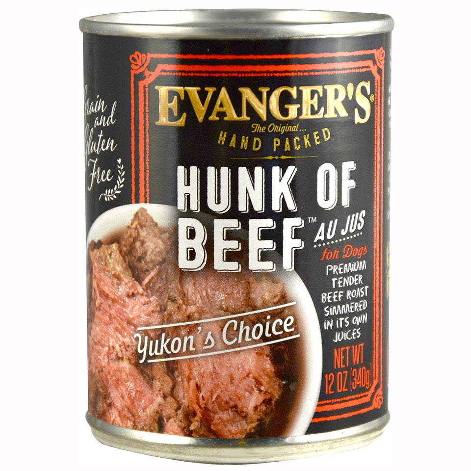 Hunk of Beef Grain-Free Wet Food for Dogs & Cats