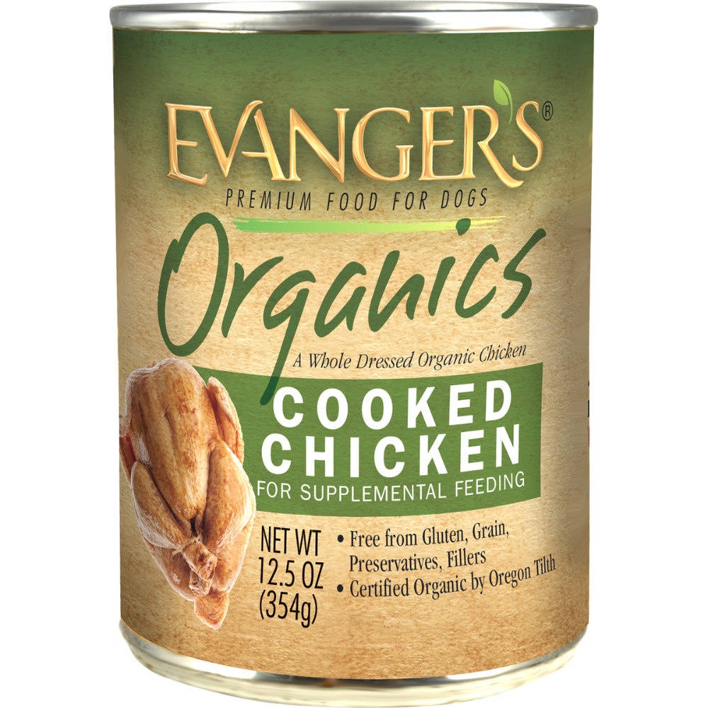 Organic Cooked Chicken for Dogs and Cats, Grain-Free Topper