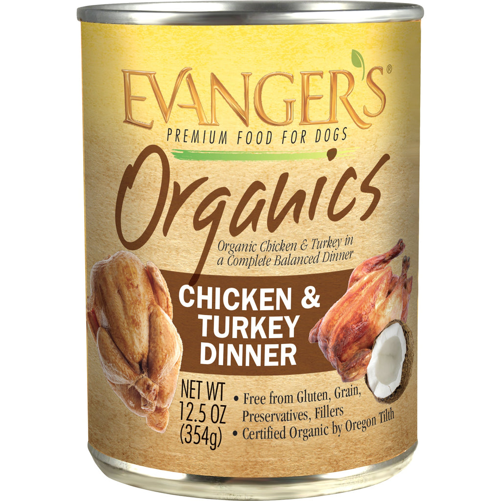 Organic Chicken & Turkey Grain-Free Dog Food