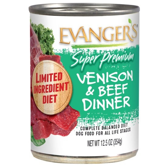 Super Premium Venison & Beef Dinner for Dogs, Limited Ingredient Recipe