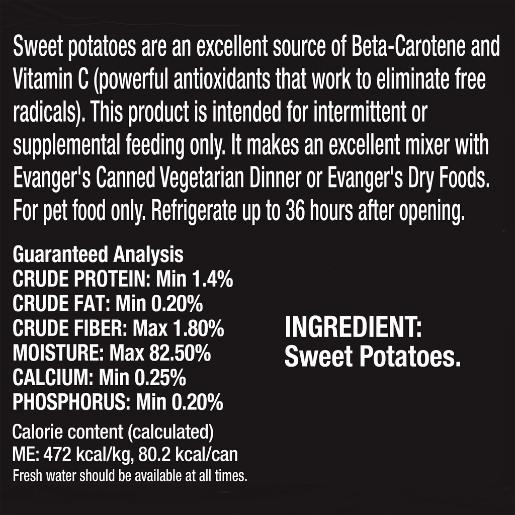 Sweet Potato Dog Food Topper – Grain-Free, Limited Ingredient