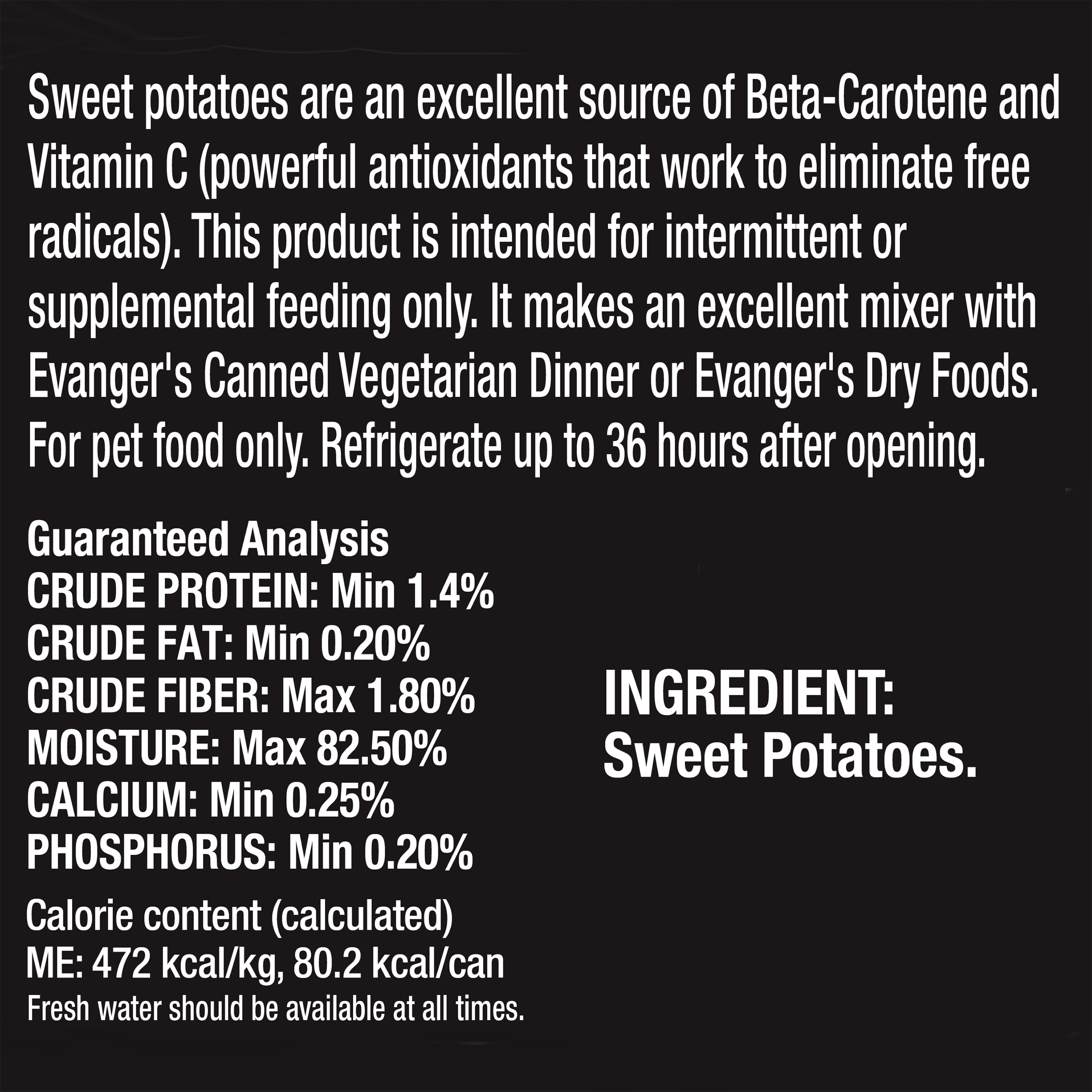 Sweet Potato Dog Food Topper – Grain-Free, Limited Ingredient