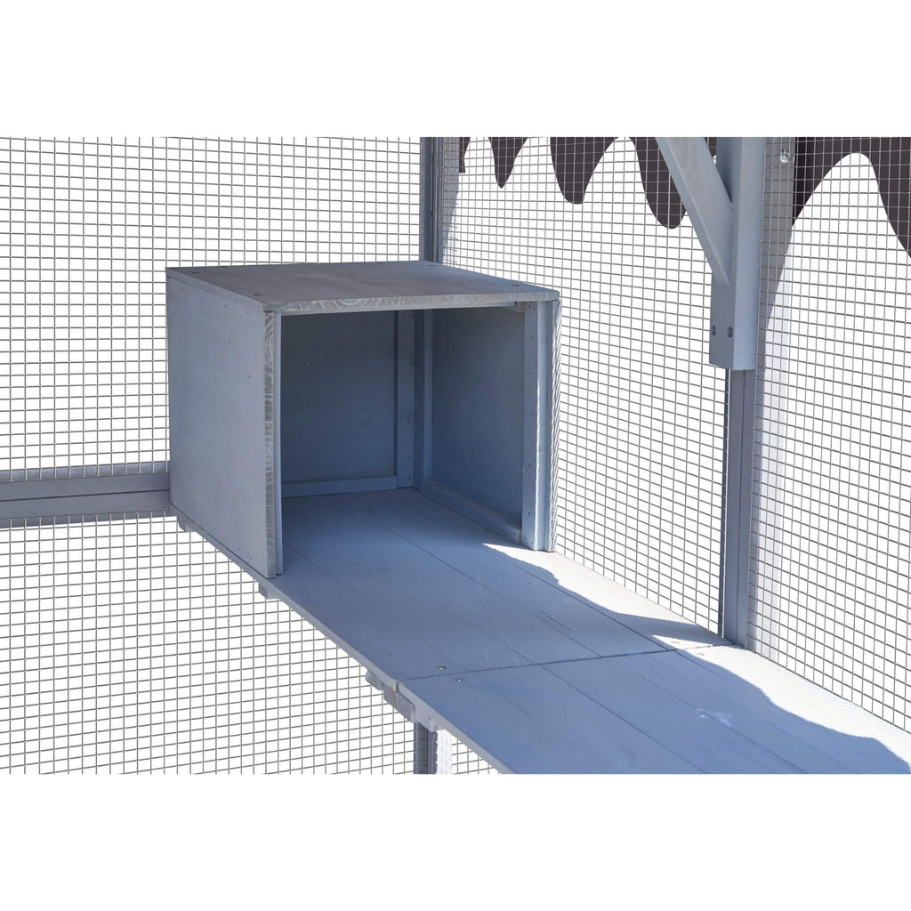 Extra Large Outdoor Cat Playpen House with Bridges and Sleeping Houses