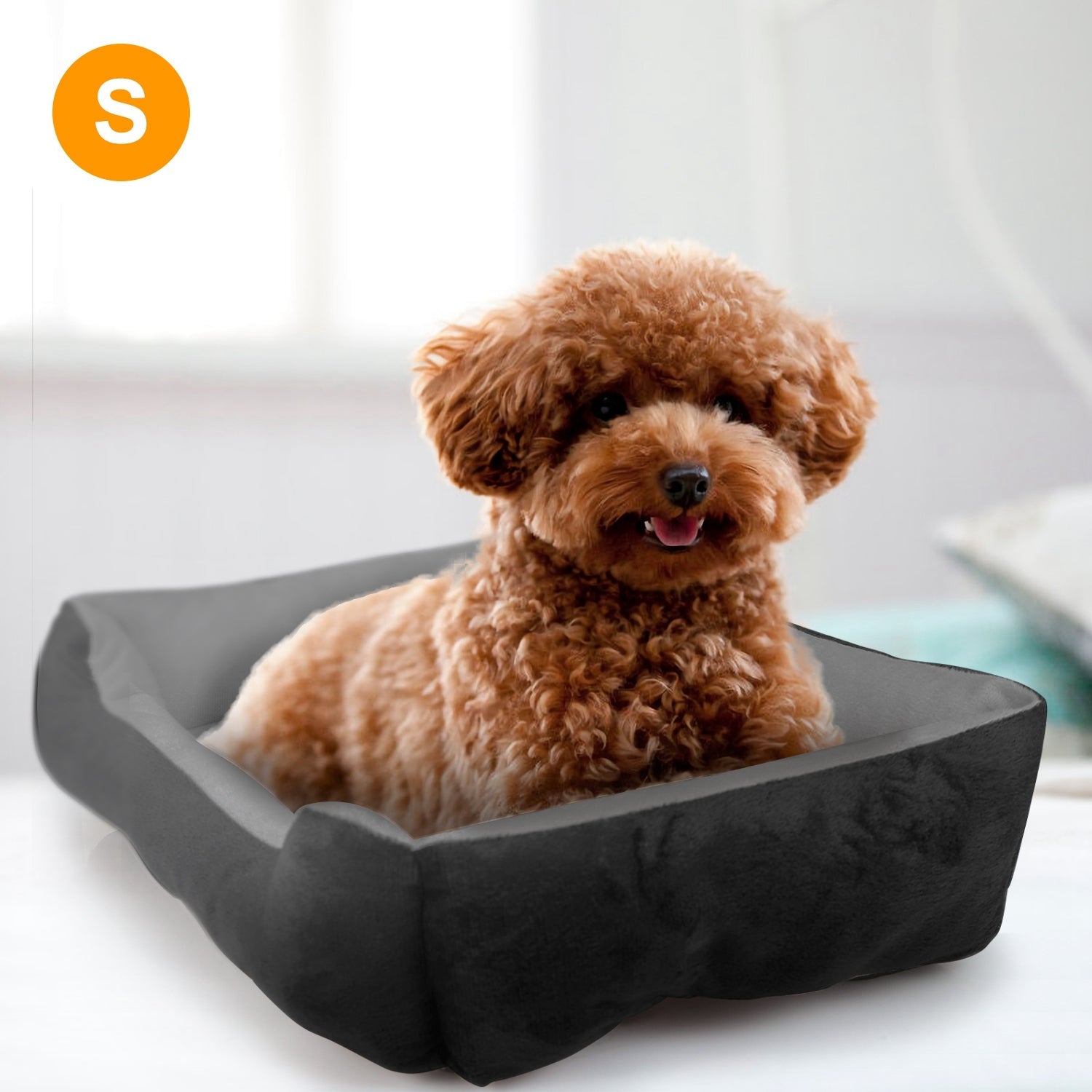 Gbruno Fleece Pet Bed for Small to Medium Dogs and Cats