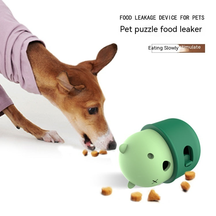 Adjustable Silicone Pet Food Dispenser for Dogs and Cats