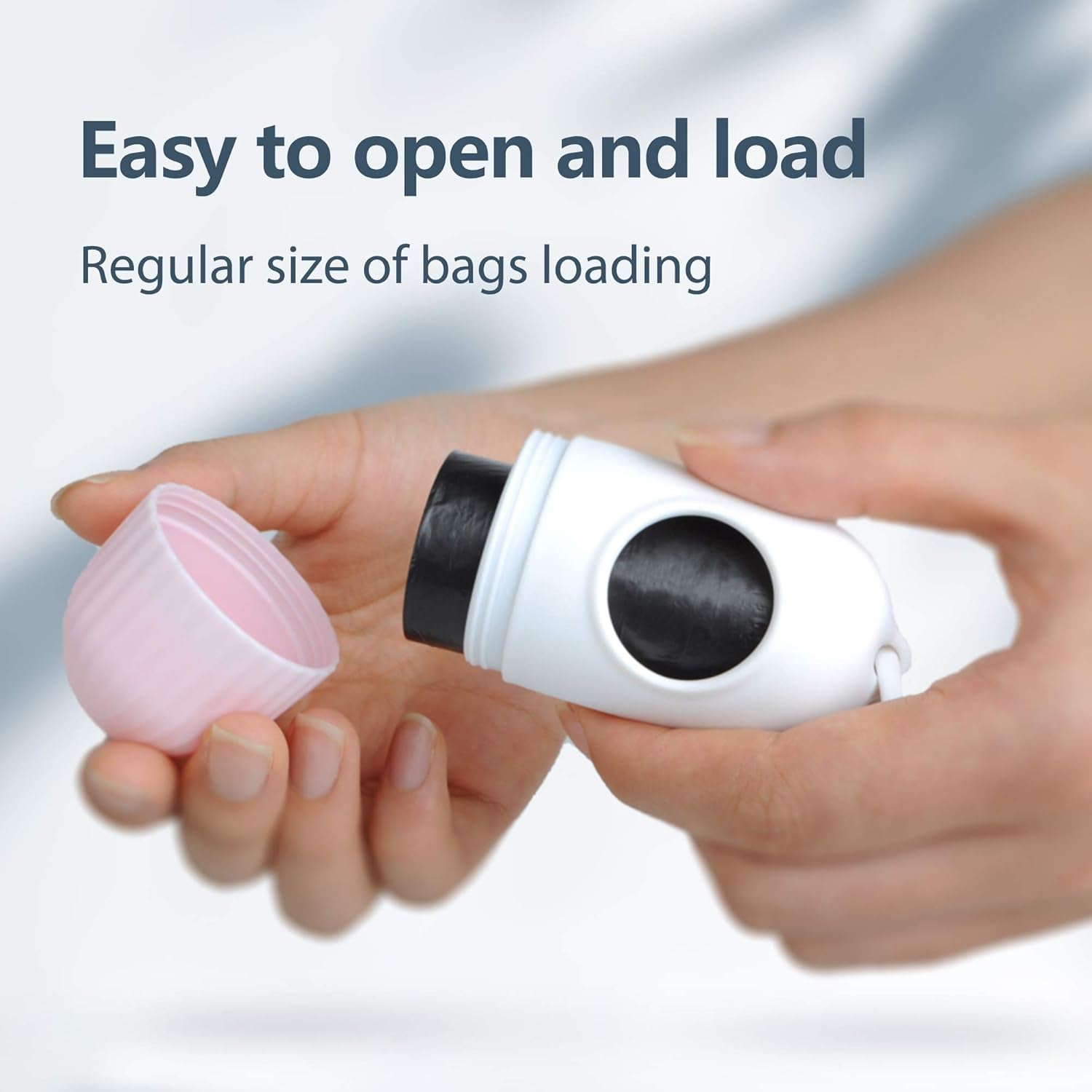 16ft Retractable Leash for Small Dogs and Cats, Reflective, with Waste Bag Dispenser