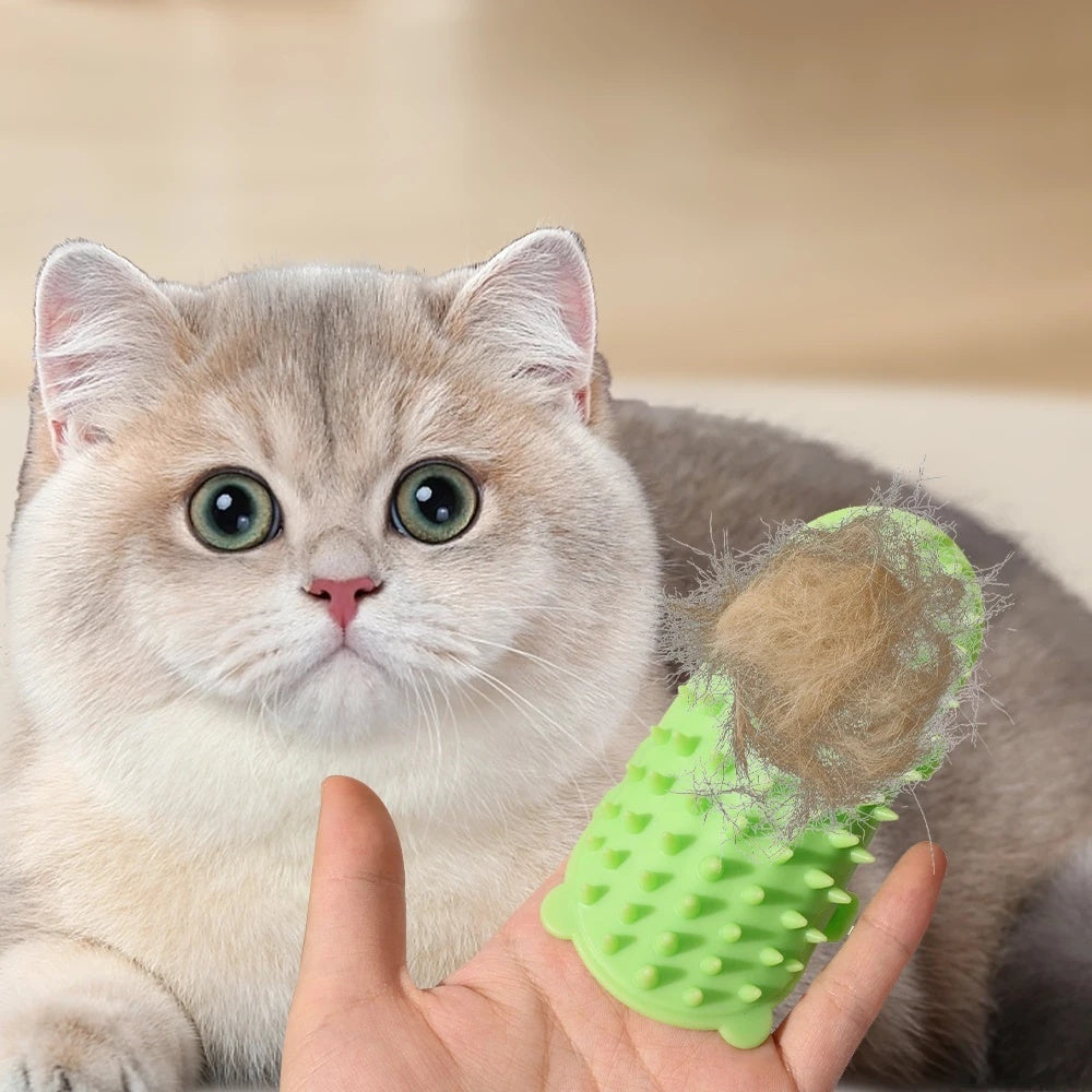 Silicone Pet Itch Relief Massage Grooming Tool for Cats & Dogs