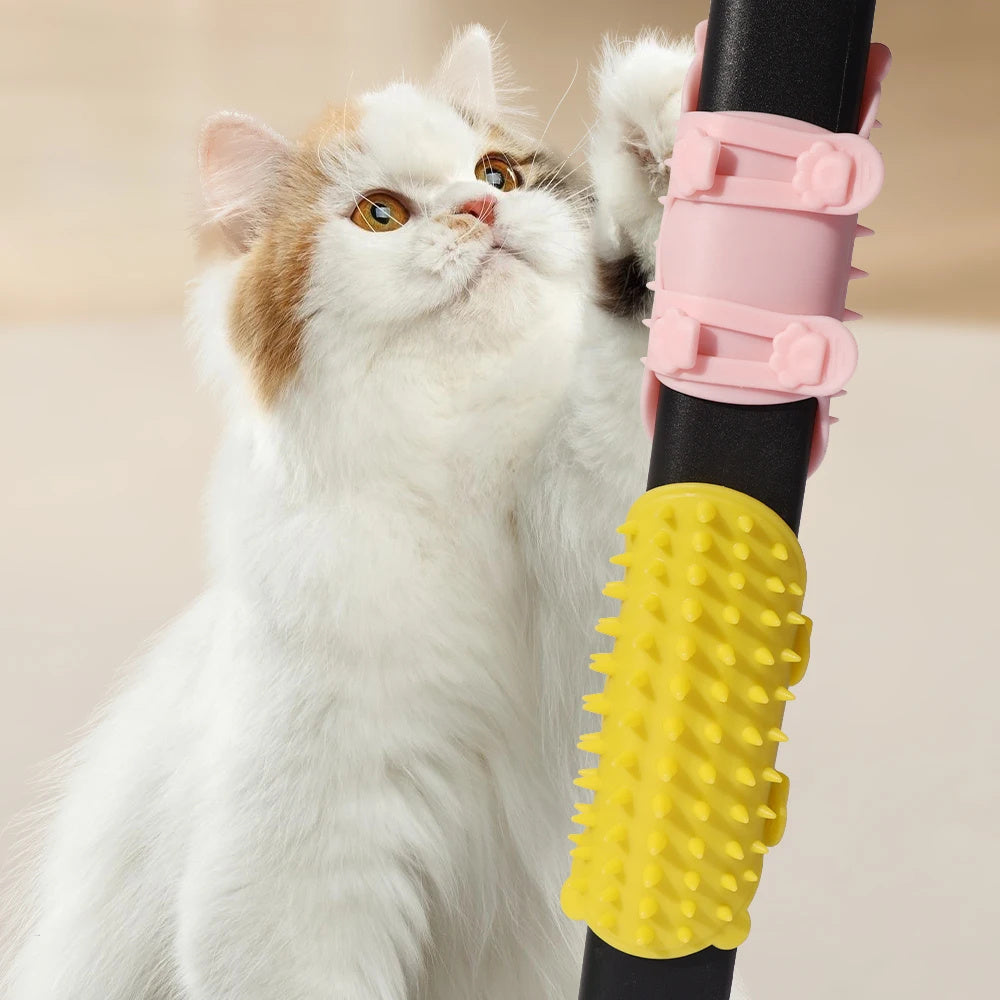 Silicone Pet Itch Relief Massage Grooming Tool for Cats & Dogs
