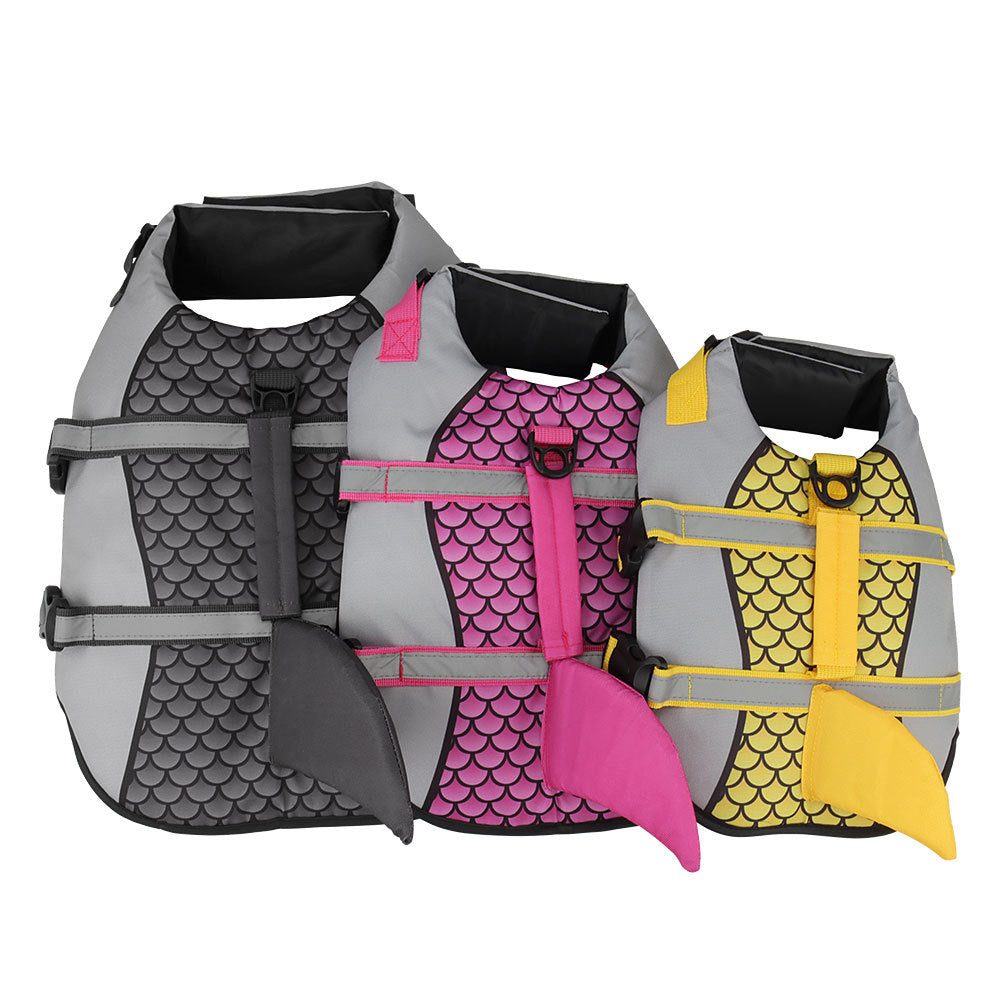 Pet Life Jacket with Handle and Leash Ring – Multiple Colors